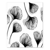 緑の花びら ラバースタンプ (インプリント)