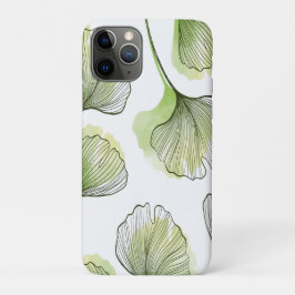 緑の花びら iPhone 11 PROケース