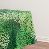 緑の花パターン テーブルクロス (インサイチュ)