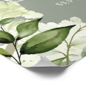 緑の花嫁のランチ歓迎サイン ポスター (角)