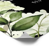 緑の花嫁のランチ歓迎サイン ポスター (角)