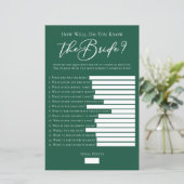 緑の花嫁ウェルシャワーゲームを知っている (スタンド正面)