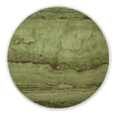 緑の花崗岩 セラミックノブ (正面)