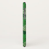 緑の花柄 Case-Mate iPhoneケース (裏面/左)