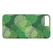 緑の花柄 Case-Mate iPhoneケース (裏面(横))