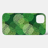 緑の花柄 Case-Mate iPhoneケース (裏面 (横))