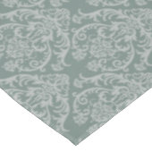 緑の花模様の壁紙 テーブルクロス (アングル)