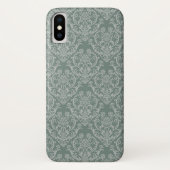 緑の花模様の壁紙 Case-Mate iPhoneケース (裏面)