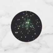 緑の花火の火花 コンフェッティ (スモール正面)