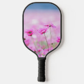 緑の花畑のイメージを持つピックボールのパドル ピックルボールラケット (裏面)