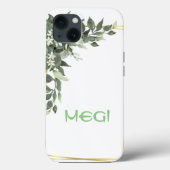 緑の花面 Case-Mate iPhoneケース (裏面)
