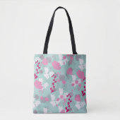 緑の花 トートバッグ (正面)