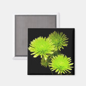 緑の花 マグネット (正面/裏面)