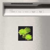 緑の花 マグネット (インサイチュ (食洗機))