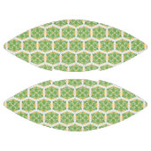 緑の花、花の模様、花の模様 アメリカンフットボール (パネル)