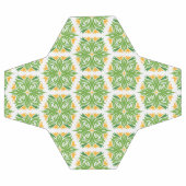緑の花、花の模様、花の模様 サッカーボール (フラット)