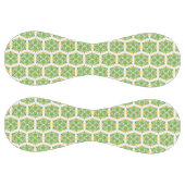 緑の花、花の模様、花の模様 ソフトボール (パネル)