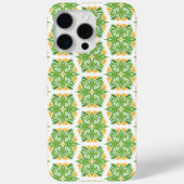 緑の花、花の模様、花の模様 Case-Mate iPhoneケース (裏面)
