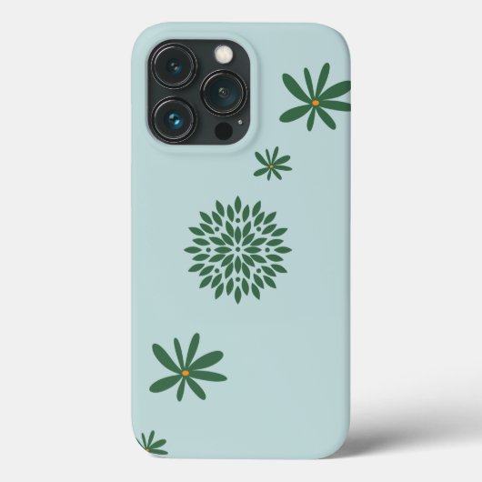 緑の花iphone 13 proケース Case-Mate iPhoneケース (裏面)