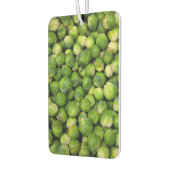 緑の芽キャベツ柄 カーエアーフレッシュナー (左)