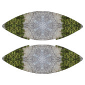 緑の苔と大地の自然アート アメリカンフットボール (パネル)