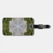 緑の苔と大地の自然アート ラゲッジタグ (裏面横)