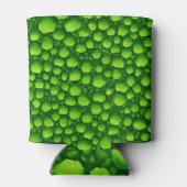 緑の苔のパターン 缶クーラー (裏面)