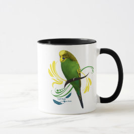 緑の英語Budgie マグカップ