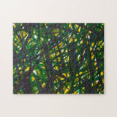 緑の茂みII ジグソーパズル (横)