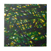 緑の茂みII タイル (正面)