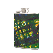 緑の茂みII フラスク (左)