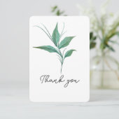 緑の茎ありがとう サンキューカード (スタンド正面)