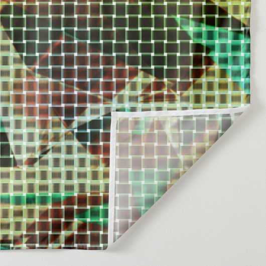 緑の茶色のバスケットスタイルはドライストローに似ている タペストリー (詳細)