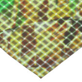 緑の茶色のバスケットスタイルはドライストローに似ている テーブルクロス (アングル)