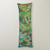 緑の茶色のバスケットスタイルはドライストローに似ている ボディピロー (裏面 (縦))