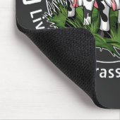 緑の草かわいらし女 マウスパッド (コーナー)