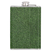 緑の草の上のゴルフボール フラスク (裏面)