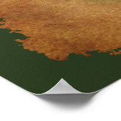 緑の草の上を走るキュートなグレーファームキャットレース写真 ポスター (角)