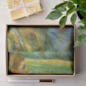 緑の草原で休む女性 薄葉紙 (ギフト)