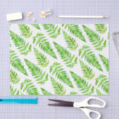 緑の草木のシダのプリントの水彩画の芸術のティッシュペーパー 薄葉紙 (クラフト)