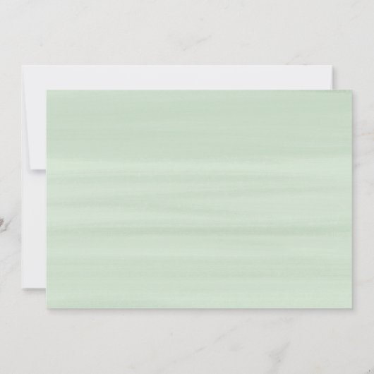 緑の草木のバチェロレッテの週末の旅程の招待状 招待状 (裏面)