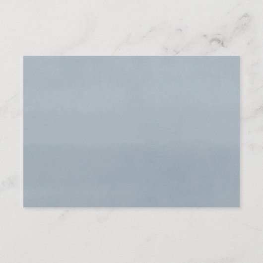 緑の草木の挨りだらけの警官のベビーシャワーの本の要求 エンクロージャーカード (裏面)