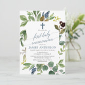 緑の草木の緑は挨りだらけの青の最初聖餐を残します 招待状 (スタンド正面)