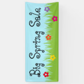 緑の草縁ど+アイディア 横断幕 (縦)