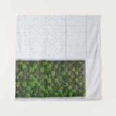 緑の草 タペストリー (正面(横))
