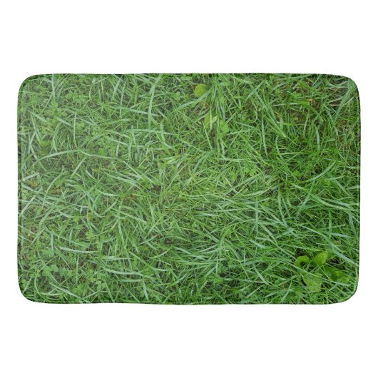 緑の草 バスマット (正面)