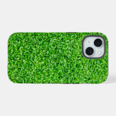 緑の草 iPhone 15ケース (裏面横)