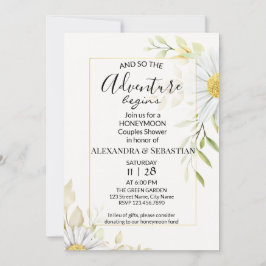 緑の菊のハネムーンシャワー 招待状