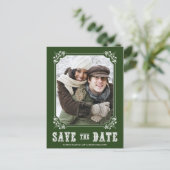 緑の華美枠の写真はがきを保存 案内ポストカード (スタンド正面)