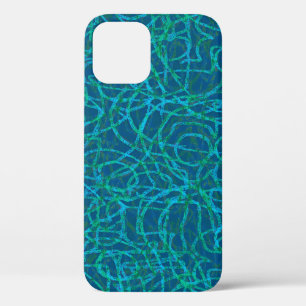 緑の落書き線のパターンCase-Mate iPhone cas 12ケース